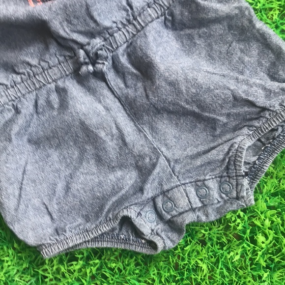 Denim Baby Romper - Picture 3 of 3